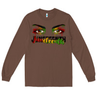 Chestnut Juneteenth eyes Long Sleeve Tee - RanaPortraitStore