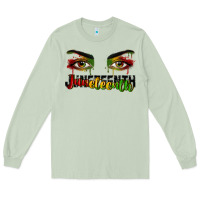 Matcha Juneteenth eyes Long Sleeve Tee - RanaPortraitStore