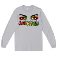 Moon Dust Juneteenth eyes Long Sleeve Tee - RanaPortraitStore