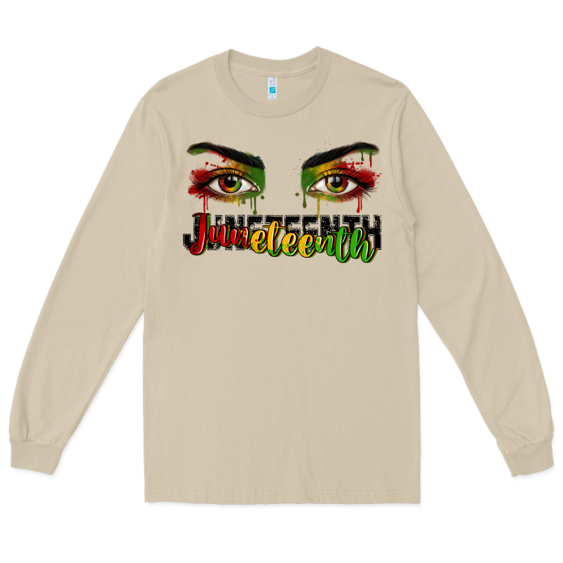 Juneteenth Eyes Long Sleeve Tee by RanaPortraitStore | Teevron
