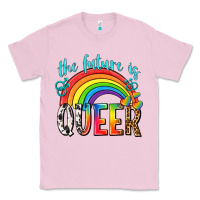 Bubblegum Pink the future is queer Classic Tee - texasbilliewilder