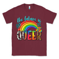 Burgundy the future is queer Classic Tee - texasbilliewilder