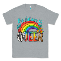 Heather Grey the future is queer Classic Tee - texasbilliewilder
