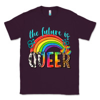 Plum the future is queer Classic Tee - texasbilliewilder