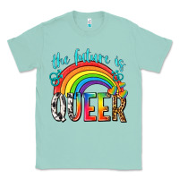 Seafoam the future is queer Classic Tee - texasbilliewilder