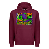 Burgundy Witch's Hat 100 That Witch Premium Hoodie - Jasminsmagicworld