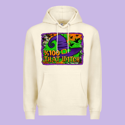 Witch's Hat 100 That Witch Premium Hoodie Designed By Jasminsmagicworld
