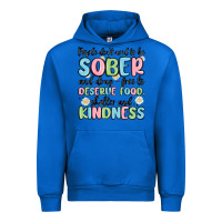 Cobalt people dont need to be sober and drugfree to deserve food Urban Hoodie - MaliasSmallBusiness