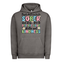 Pigment Tornado people dont need to be sober and drugfree to deserve food Urban Hoodie - MaliasSmallBusiness