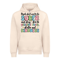 Sandshell people dont need to be sober and drugfree to deserve food Urban Hoodie - MaliasSmallBusiness