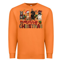 Carrot merry christmas chihuahua pitbull pug dachshund Premium Sweatshirt - JahusDesignShop