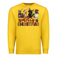 Lemon merry christmas chihuahua pitbull pug dachshund Premium Sweatshirt - JahusDesignShop