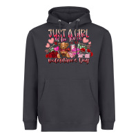 Smoke just  girl who loves valentines day Heavyweight Hoodie - RacoonDesign