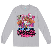 Moon Dust Just a girl obsessed with sneakers Long Sleeve Tee - RanaPortraitStore