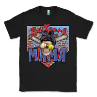 Black ballpark mama Classic Tee - Zillion Design Studio