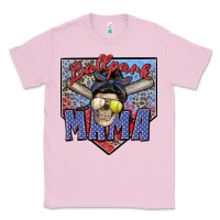 Bubblegum Pink ballpark mama Classic Tee - Zillion Design Studio