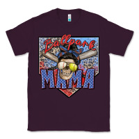 Plum ballpark mama Classic Tee - Zillion Design Studio
