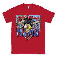 Red ballpark mama Classic Tee - Zillion Design Studio