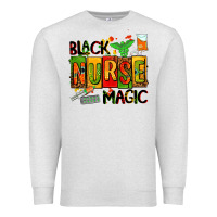Oatmeal Heather black nurse magic Premium Sweatshirt - AdoDesignShop