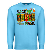 Ocean Blue black nurse magic Premium Sweatshirt - AdoDesignShop