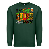 Sports Green black nurse magic Premium Sweatshirt - AdoDesignShop