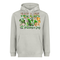 Moon Dust Just a Girl who Loves Saint Patrick's Day Heavyweight Hoodie - RacoonDesign