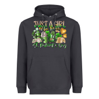 Smoke Just a Girl who Loves Saint Patrick's Day Heavyweight Hoodie - RacoonDesign