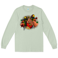 Matcha Juneteenth black girl sneakers Long Sleeve Tee - RanaPortraitStore