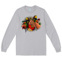 Moon Dust Juneteenth black girl sneakers Long Sleeve Tee - RanaPortraitStore
