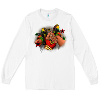 White Juneteenth black girl sneakers Long Sleeve Tee - RanaPortraitStore