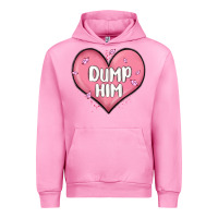 Fuchsia Pink dump him valentines day Urban Hoodie - MaliasSmallBusiness