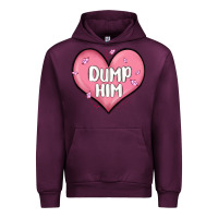 Mauve Wine dump him valentines day Urban Hoodie - MaliasSmallBusiness