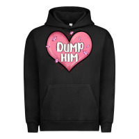 Pigment Black dump him valentines day Urban Hoodie - MaliasSmallBusiness