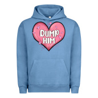 Pigment Pebble Blue dump him valentines day Urban Hoodie - MaliasSmallBusiness