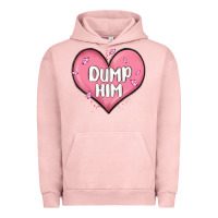Pigment Salmon dump him valentines day Urban Hoodie - MaliasSmallBusiness