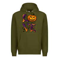 Army Green Love Halloween Premium Hoodie - Jasminsmagicworld