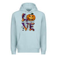 Blue Mist Love Halloween Premium Hoodie - Jasminsmagicworld