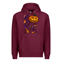 Burgundy Love Halloween Premium Hoodie - Jasminsmagicworld