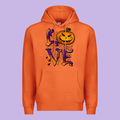 Love Halloween Premium Hoodie Designed By Jasminsmagicworld