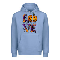 Colony Blue Love Halloween Premium Hoodie - Jasminsmagicworld