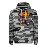 Slate Camo Love Halloween Premium Hoodie - Jasminsmagicworld