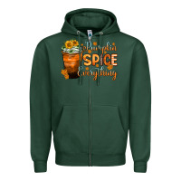 Sports Green pumpkin spice everything Zipper Hoodie - Zillion Design Studio