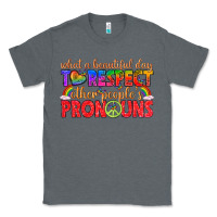 Charcoal Heather what a beautiful day to respect other peoples pron Classic Tee - texasbilliewilder
