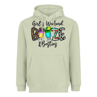Girl's Weekend Booze & Besties Heavyweight Hoodie | Teevron