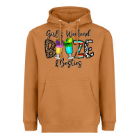 Meerkat girl's weekend booze & besties Heavyweight Hoodie - CowhideDigitalArt