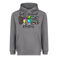 Storm girl's weekend booze & besties Heavyweight Hoodie - CowhideDigitalArt