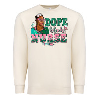 Sandshell afro  nurse dope black Premium Sweatshirt - AdoDesignShop