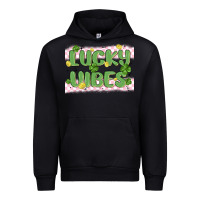 Black lucky vibes Urban Hoodie - MaliasSmallBusiness
