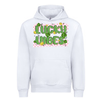 White lucky vibes Urban Hoodie - MaliasSmallBusiness