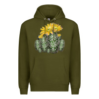 Army Green texas rainbow cactus Premium Hoodie - LillyAllenDesigns